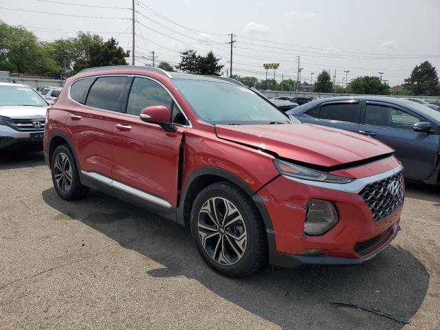 5NMS5CAA6KH084850 - 2019 HYUNDAI SANTA FE LIMITED RED photo 4