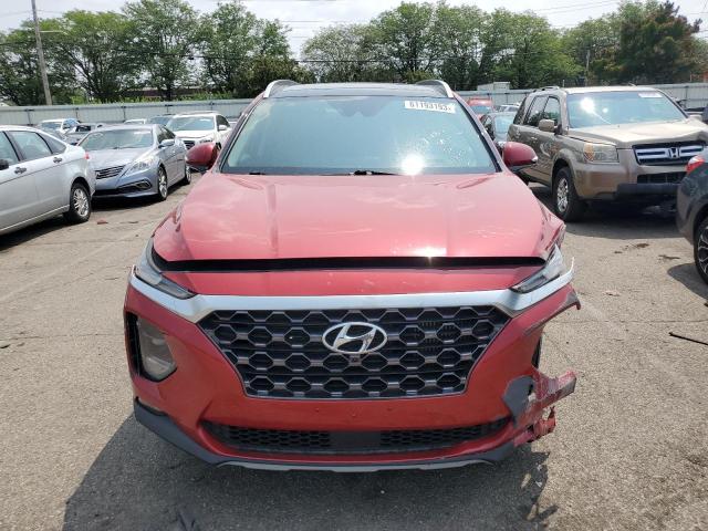 5NMS5CAA6KH084850 - 2019 HYUNDAI SANTA FE LIMITED RED photo 5