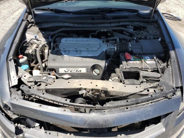 1HGCS22808A018284 - 2008 HONDA ACCORD EXL GRAY photo 11