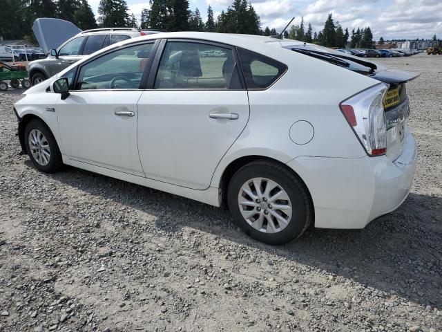 JTDKN3DP5C3002140 - 2012 TOYOTA PRIUS PLUG Weiß Foto 2