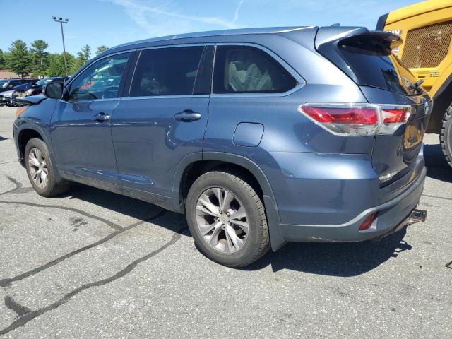 5TDJKRFH9FS172646 - 2015 TOYOTA HIGHLANDER XLE BLUE photo 2