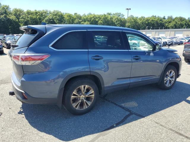5TDJKRFH9FS172646 - 2015 TOYOTA HIGHLANDER XLE BLUE photo 3