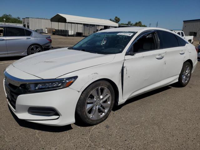 1HGCV1F14KA092569 - 2019 HONDA ACCORD LX WHITE photo 1