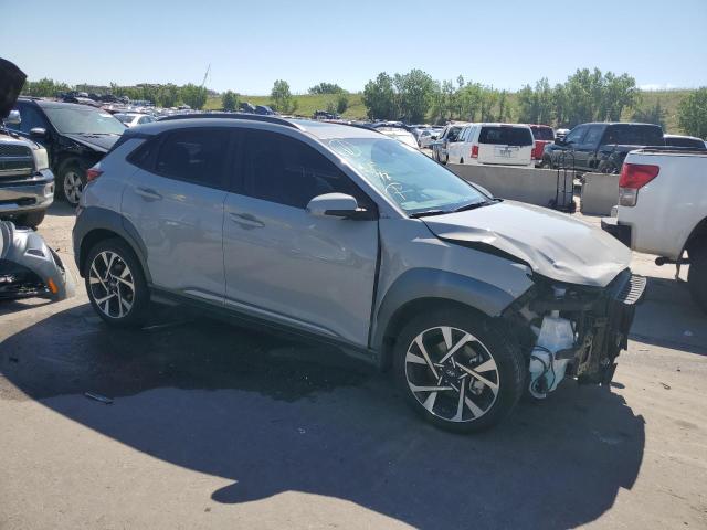 KM8K5CA30NU909615 - 2022 HYUNDAI KONA LIMITED GRAY photo 4