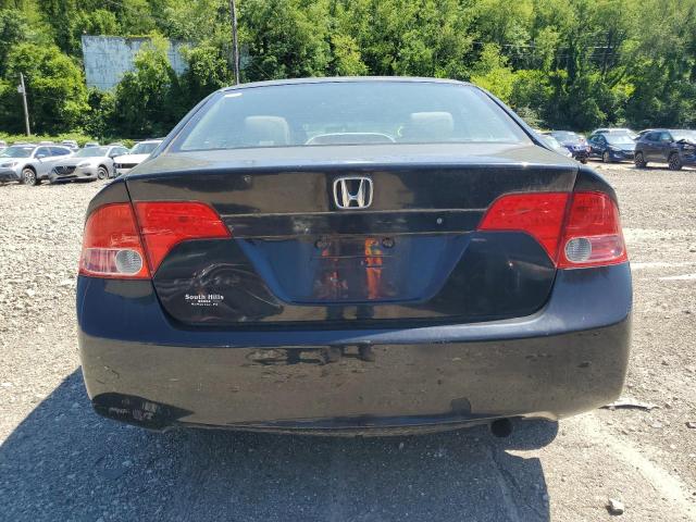 2HGFA165X8H339681 - 2008 HONDA CIVIC LX BLACK photo 6