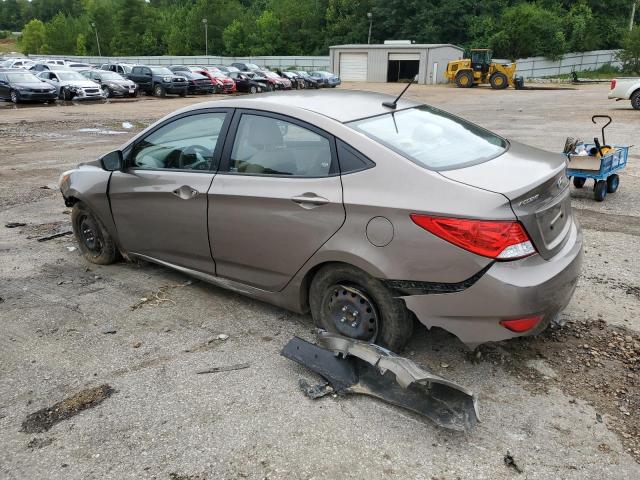 KMHCT4AEXDU348601 - 2013 HYUNDAI ACCENT GLS TAN photo 2