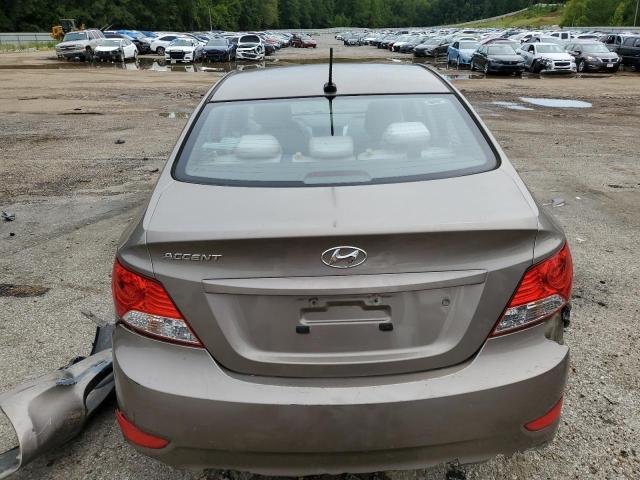 KMHCT4AEXDU348601 - 2013 HYUNDAI ACCENT GLS TAN photo 6