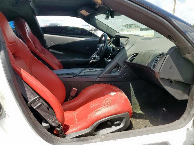 1G1YB2D74H5124019 - 2017 CHEVROLET CORVETTE STINGRAY 1LT WHITE photo 10