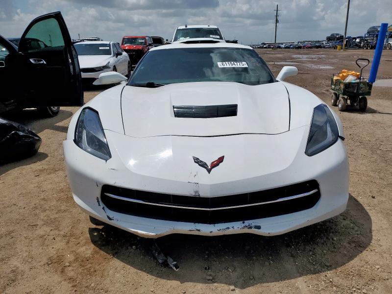1G1YB2D74H5124019 - 2017 CHEVROLET CORVETTE STINGRAY 1LT WHITE photo 5