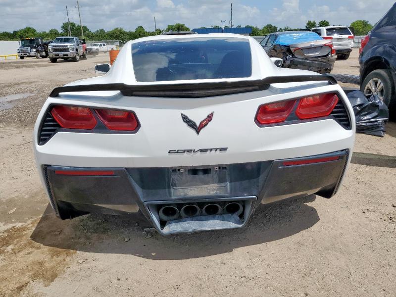 1G1YB2D74H5124019 - 2017 CHEVROLET CORVETTE STINGRAY 1LT WHITE photo 6