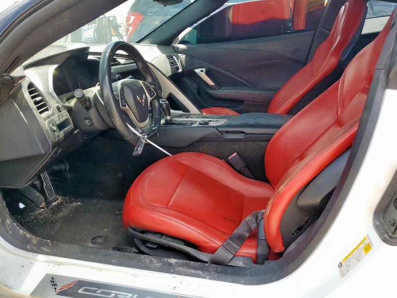 1G1YB2D74H5124019 - 2017 CHEVROLET CORVETTE STINGRAY 1LT WHITE photo 7