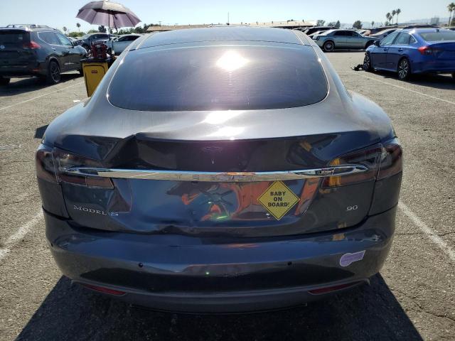 5YJSA1E19FF102713 - 2015 TESLA MODEL S Գրաֆիտ լուսանկար 6