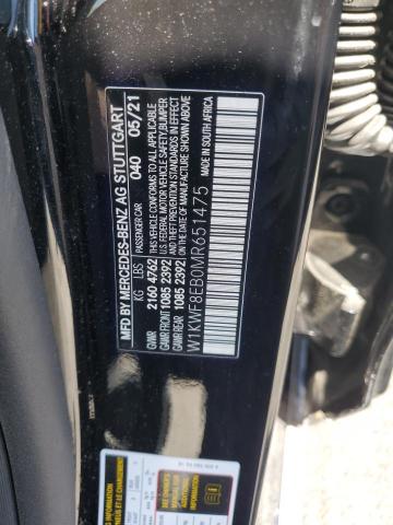 W1KWF8EB0MR651475 - 2021 MERCEDES-BENZ C 300 4MATIC BLACK photo 12