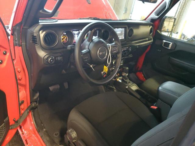 1C4GJXAG8NW128569 - 2022 JEEP WRANGLER SPORT RED photo 8