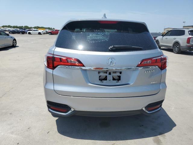 5J8TB4H39JL021718 - 2018 ACURA RDX SILVER photo 6