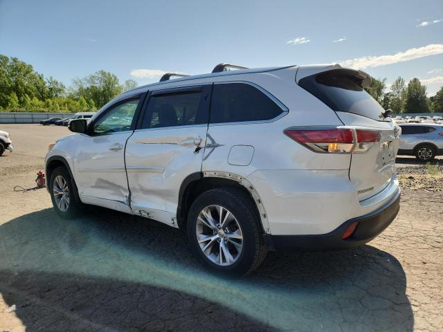 5TDJKRFH6FS129530 - 2015 TOYOTA HIGHLANDER XLE WHITE photo 2