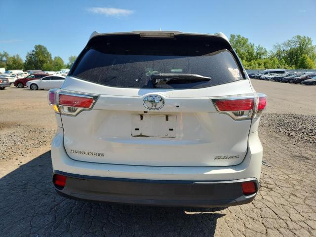 5TDJKRFH6FS129530 - 2015 TOYOTA HIGHLANDER XLE WHITE photo 6