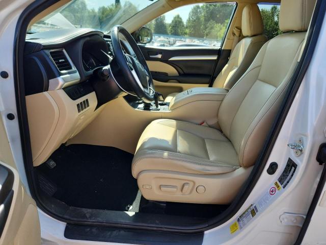 5TDJKRFH6FS129530 - 2015 TOYOTA HIGHLANDER XLE WHITE photo 7