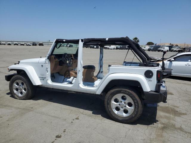 1C4BJWEG5FL764206 - 2015 JEEP WRANGLER U SAHARA WHITE photo 2