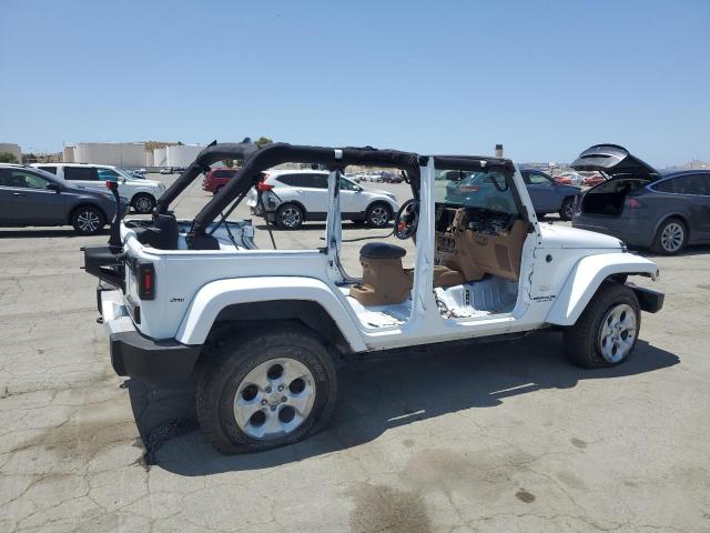 1C4BJWEG5FL764206 - 2015 JEEP WRANGLER U SAHARA WHITE photo 3