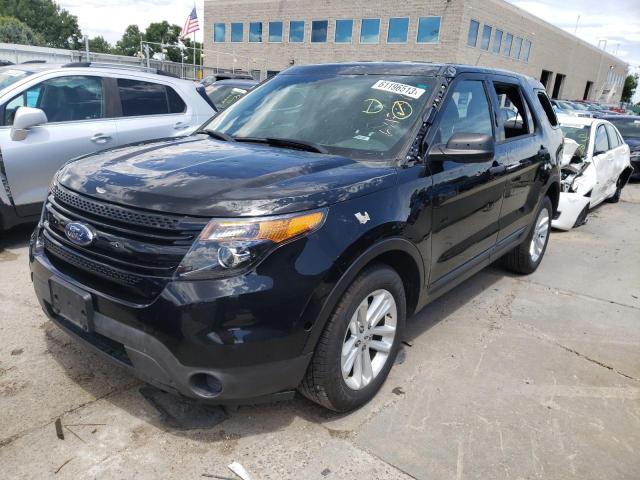 1FM5K8AR7EGC61129 - 2014 FORD EXPLORER POLICE INTERCEPTOR BLACK photo 1