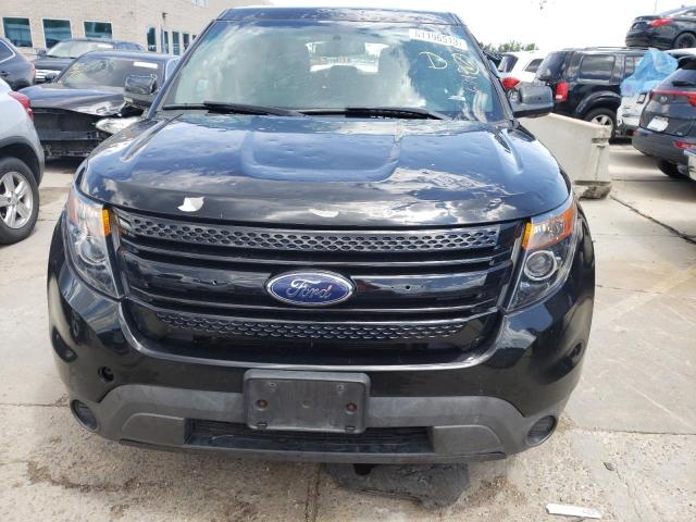 1FM5K8AR7EGC61129 - 2014 FORD EXPLORER POLICE INTERCEPTOR BLACK photo 5