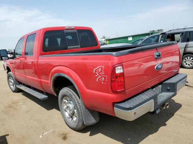 1FT7W2B69CEC18844 - 2012 FORD F250 SUPER DUTY RED photo 2