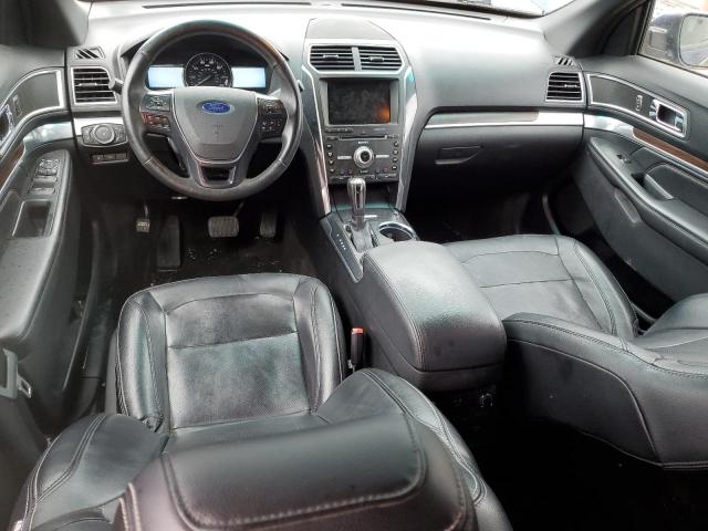 1FM5K8F87GGA02207 - 2016 FORD EXPLORER LIMITED BLUE photo 8