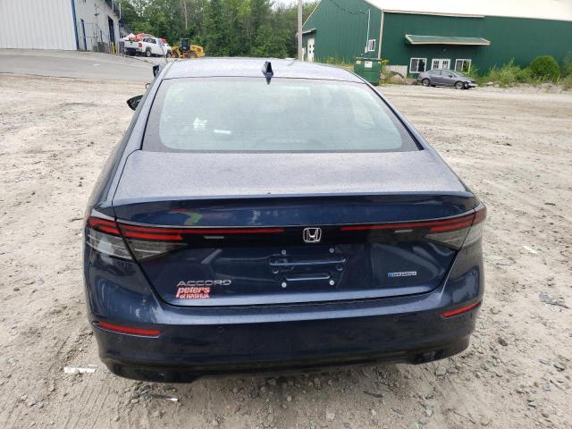 1HGCY2F63PA033853 - 2023 HONDA ACCORD HYBRID EXL BLUE photo 6