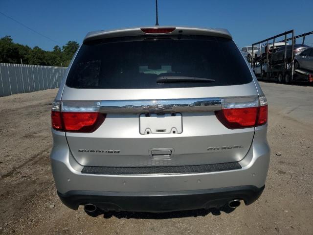 1D4SD5GT3BC592668 - 2011 DODGE DURANGO CITADEL SILVER photo 6