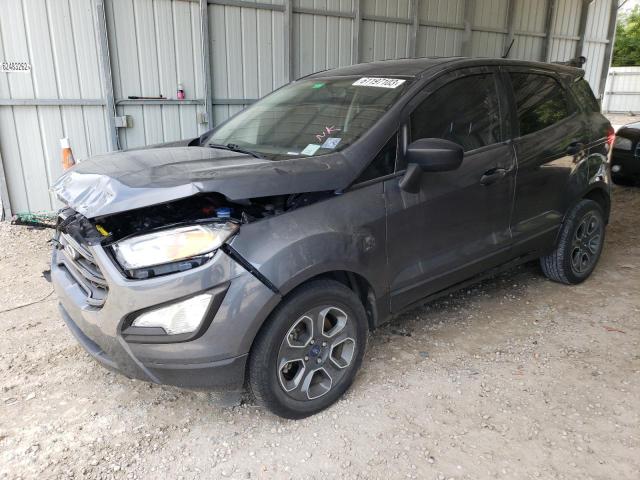 MAJ3S2FE6LC312404 - 2020 FORD ECOSPORT S GRAY photo 1