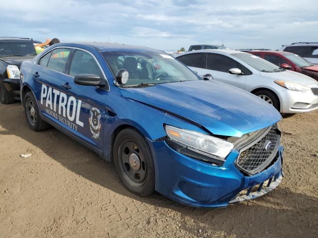 1FAHP2M83DG130531 - 2013 FORD TAURUS POLICE INTERCEPTOR BLUE photo 4