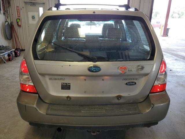 JF1SG67697H713594 - 2007 SUBARU FORESTER 2.5X LL BEAN TAN photo 6