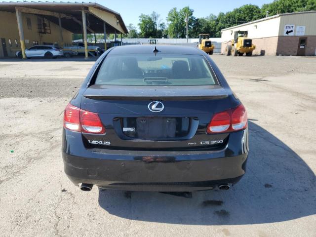 JTHCE96SX90024149 - 2009 LEXUS GS 350 BLACK photo 6