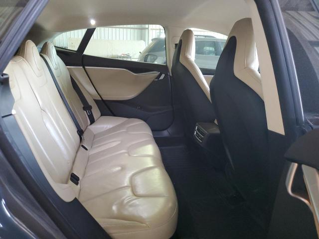 5YJSA1H11EFP42442 - 2014 TESLA MODEL S GRAY photo 10
