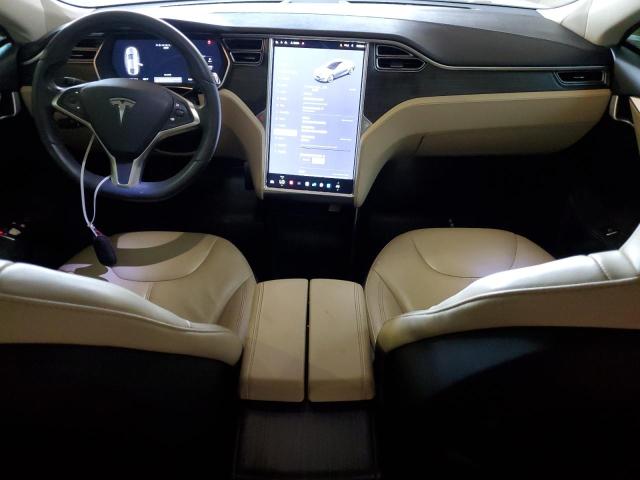 5YJSA1H11EFP42442 - 2014 TESLA MODEL S GRAY photo 8