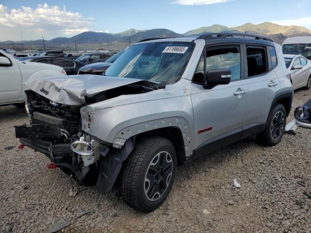 ZACCJBCT7GPC78491 - 2016 JEEP RENEGADE TRAILHAWK SILVER photo 1