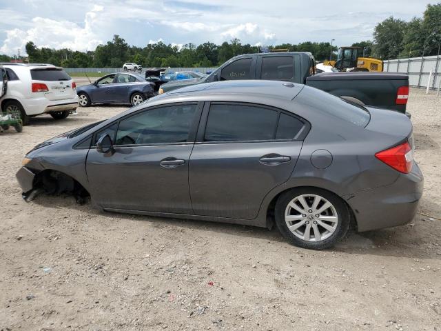 2HGFB2F96CH541822 - 2012 HONDA CIVIC EXL 灰色 照片 2