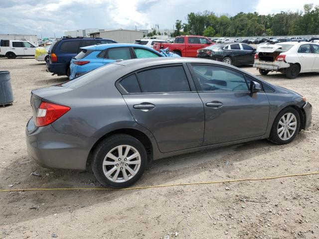 2HGFB2F96CH541822 - 2012 HONDA CIVIC EXL 灰色 照片 3