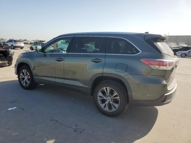 5TDKKRFH1ES007225 - 2014 TOYOTA HIGHLANDER XLE GRAY photo 2