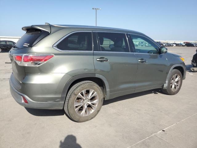 5TDKKRFH1ES007225 - 2014 TOYOTA HIGHLANDER XLE GRAY photo 3