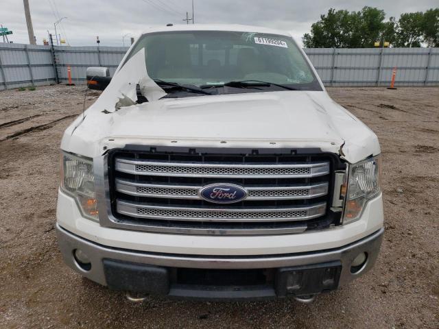 1FTFW1ET0DKF14247 - 2013 FORD F150 SUPERCREW WHITE photo 5