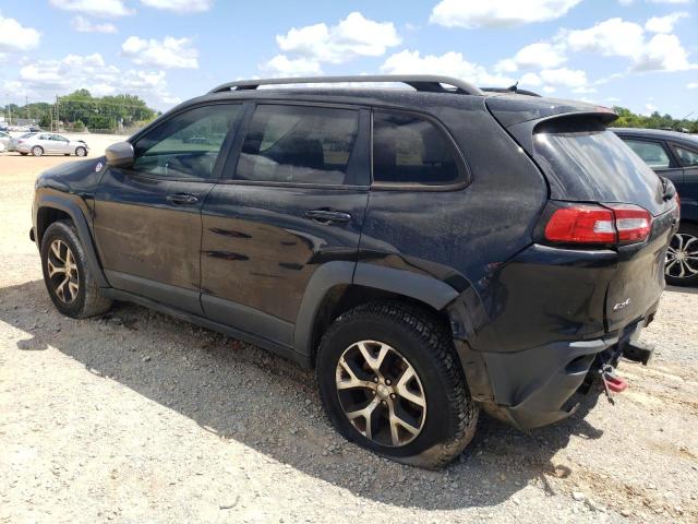 1C4PJMBS0EW170221 - 2014 JEEP CHEROKEE TRAILHAWK BLACK photo 2