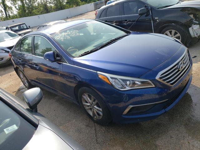 5NPE24AF3HH438374 - 2017 HYUNDAI SONATA SE BLUE photo 4