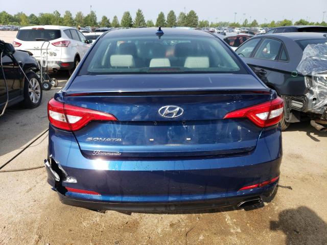 5NPE24AF3HH438374 - 2017 HYUNDAI SONATA SE BLUE photo 6