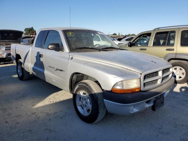 1B7GL22X61S164581 - 2001 DODGE DAKOTA SILVER photo 4