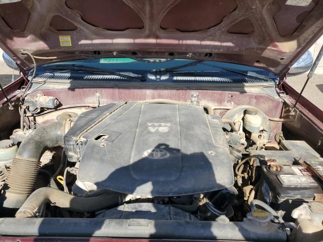 5TBRU34146S472474 - 2006 TOYOTA TUNDRA ACCESS CAB SR5 RED photo 11