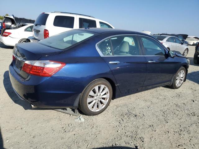 1HGCR2F81EA275200 - 2014 HONDA ACCORD EXL BLUE photo 3