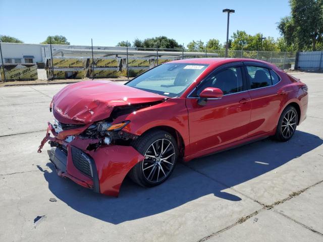4T1G11AK3PU112212 - 2023 TOYOTA CAMRY SE NIGHT SHADE RED photo 1