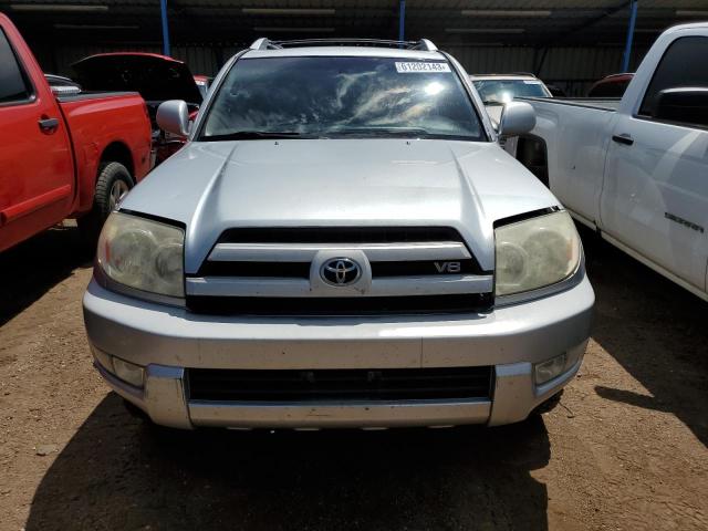 JTEBT17R740041401 - 2004 TOYOTA 4RUNNER LIMITED SILVER photo 5